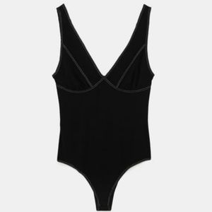 Zara Bodysuit w/ White Lining